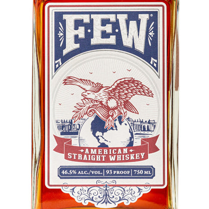 Few Straight Whiskey American 93 - 750ML - Front Label