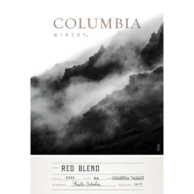 Columbia Winery Red Blend Columbia Valley - 750ML - Front Label