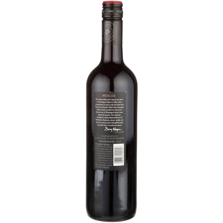 The Hogue Cellars Cabernet Sauvignon Columbia Valley - 750ML - Back