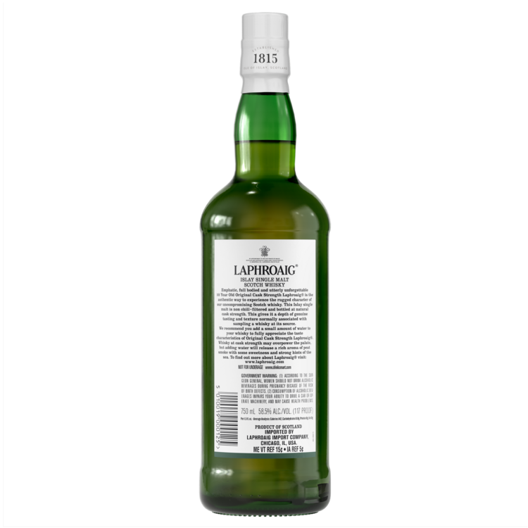Laphroaig Single Malt Scotch Original Cask Strength Batch 016 10 Yr 11 - 750ML