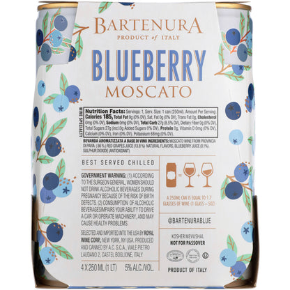Bartenura Blueberry Moscato Flavored Wine - 250ML