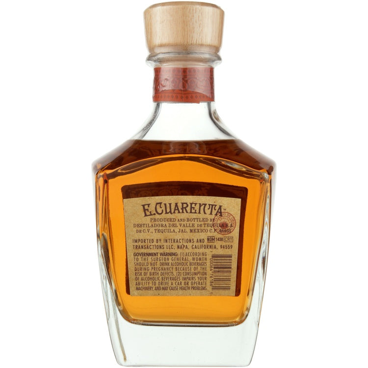 E. Cuarenta Tequila Anejo 80 - 750ML