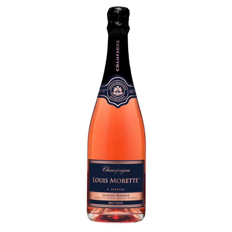 Louis Morette Champagne Grande Reserve Brut Rose - 750ML - Front