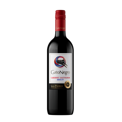 Gato Negro Cabernet Sauvignon/Merlot Central Valley - 750ML - Front