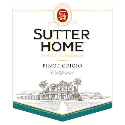 Sutter Home Pinot Grigio California - 750ML - Front Label