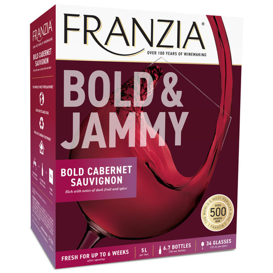Franzia Cabernet Sauvignon Bold & Jammy Bold Blends Chile - 5.0L