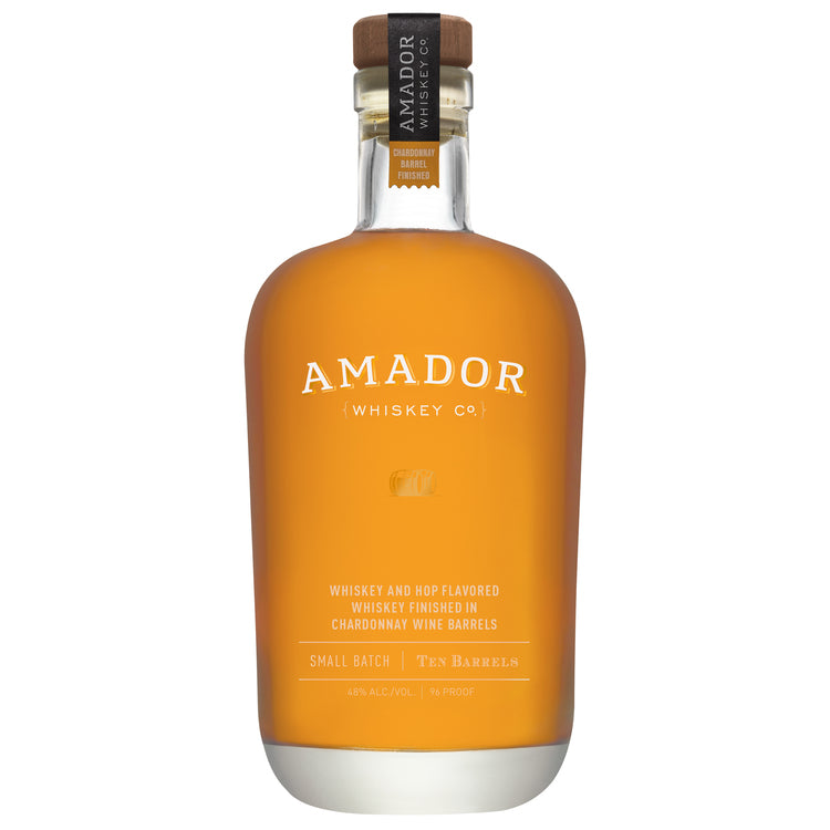 Amador Whiskey Co. Straight Hop Flavored Whiskey Ten Barrels Californi - 750ML - Front