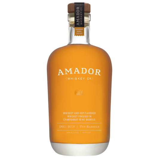 Amador Whiskey Co. Straight Hop Flavored Whiskey Ten Barrels Californi - 750ML - Front
