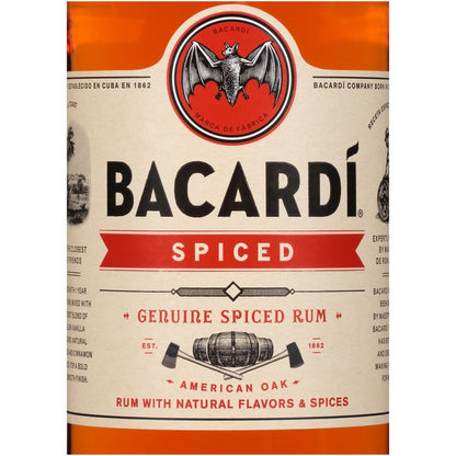 Bacardi Spiced Rum Bacardi Rum Spiced 70 - 1.0L
