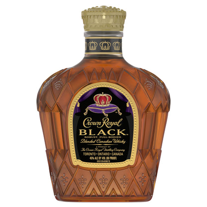 Crown Royal Canadian Whisky Black 90 - 375ML - Front