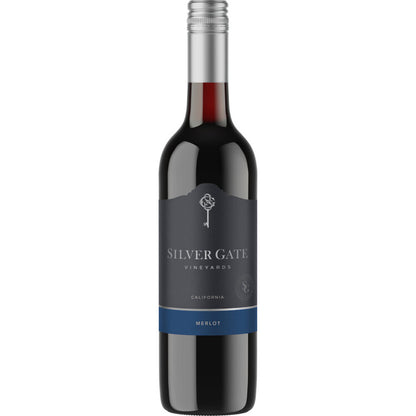Silver Gate Vineyards Merlot California - 750ML - Front