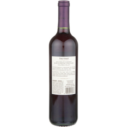 Two Vines Red Blend Columbia Valley - 750ML - Back