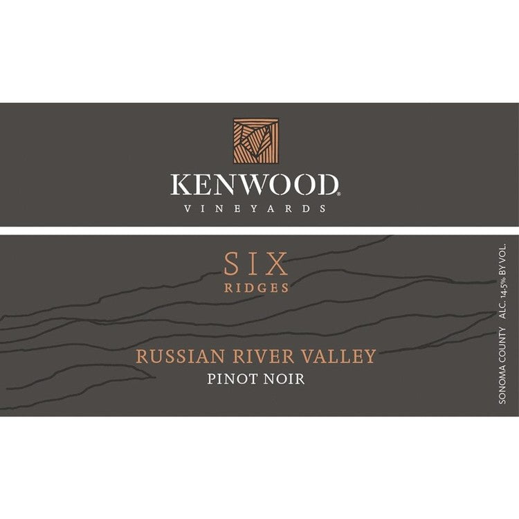 Kenwood Pinot Noir Six Ridges Russian River Valley - 750ML - Front Label