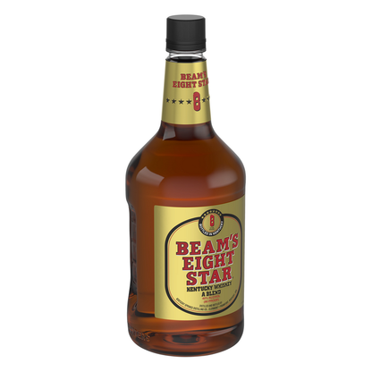 Beam's Eight Star Blended American Whiskey 80 - 1.75L - Front Label