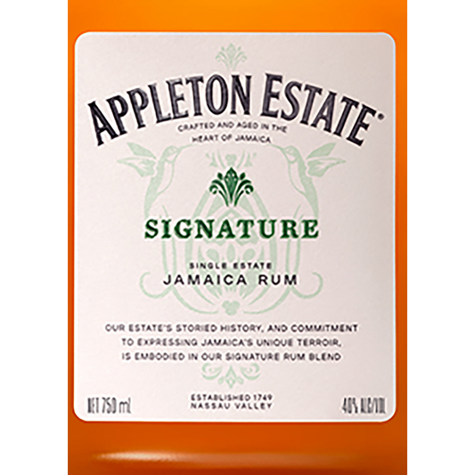 Appleton Estate Gold Rum Signature 80 - 750ML - Front Label