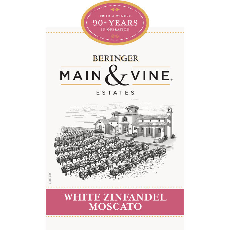 Beringer Main & Vine White Zinfandel/Moscato California - 1.5L