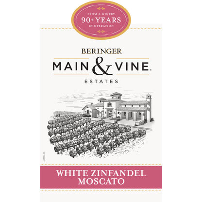 Beringer Main & Vine White Zinfandel/Moscato California - 1.5L