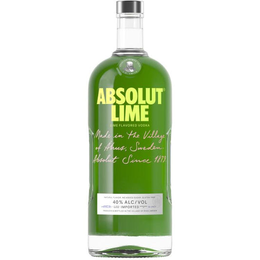 Absolut Lime Flavored Vodka 80 - 1.75L - Front