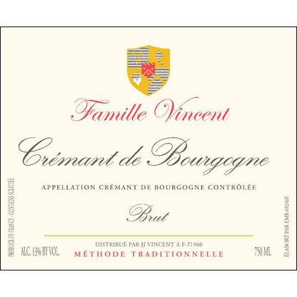 J.J. Vincent Cremant De Bourgogne Brut - 750ML