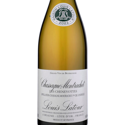 Louis Latour Chassagne Montrachet Les Chenevottes Premier Cru 2022 - 750ML - Front Label