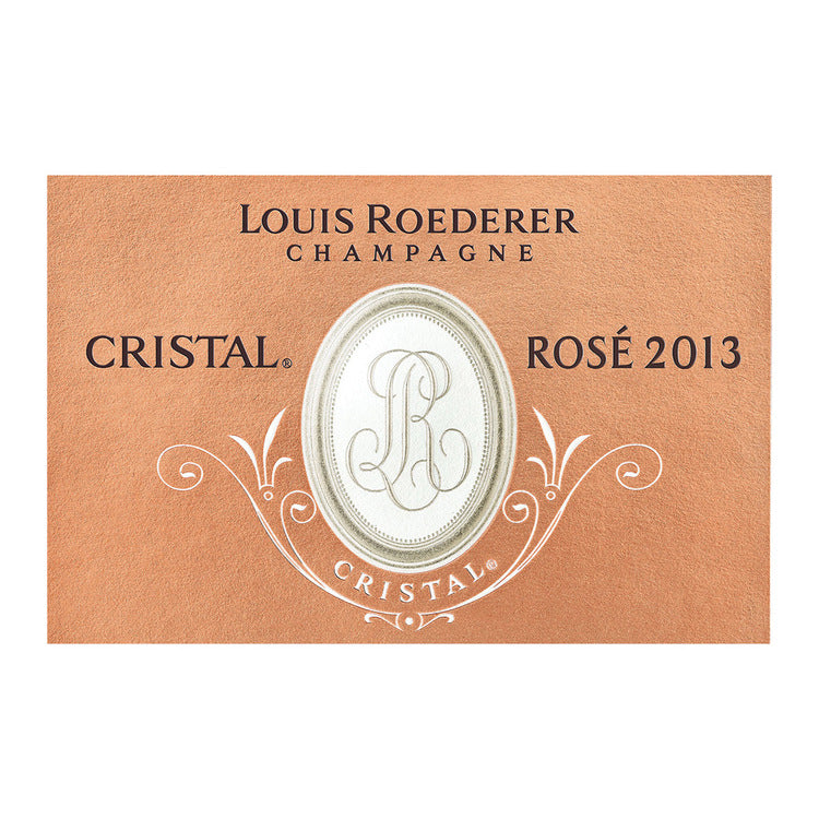 Louis Roederer Champagne Brut Rose Cristal 2013 - 1.5L - Front Label