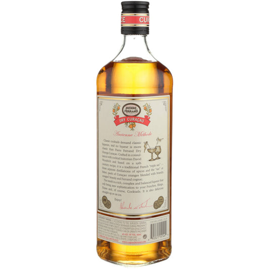 Ferrand Curacao Oranges Ameres 80 - 750ML - Back