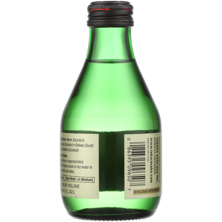 Sho Chiku Bai Junmai Sake - 180ML - Back