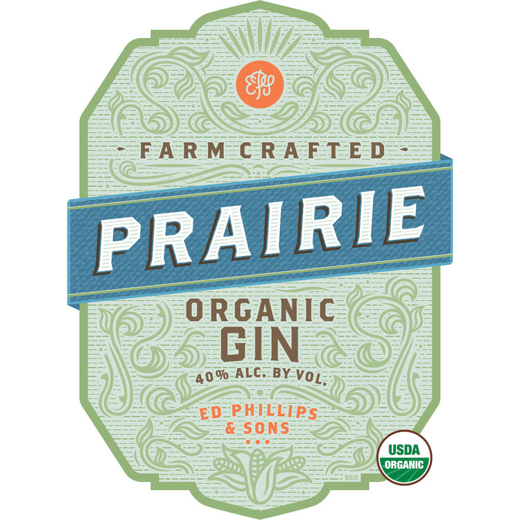 Prairie Dry Gin 80 - 1.75L - Front Label