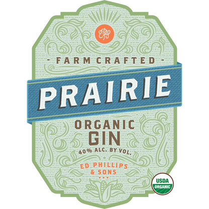 Prairie Dry Gin 80 - 1.75L - Front Label