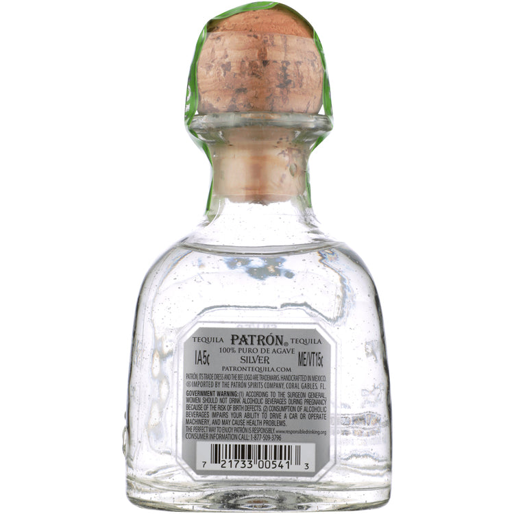 Patron Tequila Silver 80 - 100ML - Back