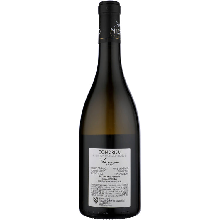 Remi Niero Condrieu Vernon 2022 - 750ML - Back