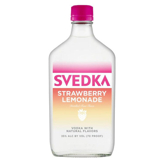 Svedka Strawberry Lemonade Flavored Vodka 70 - 375ML - Front