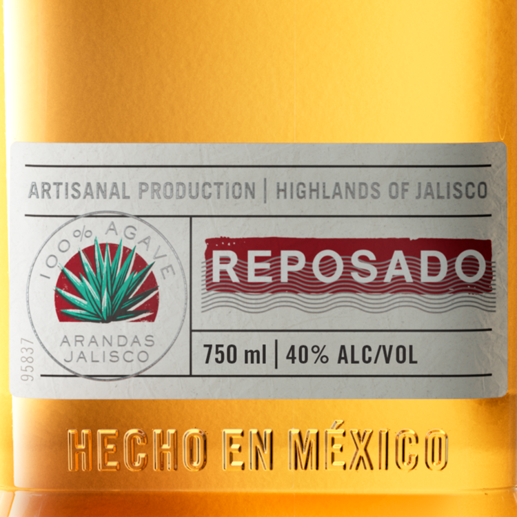 Olmeca Altos Tequila Reposado 80 - 750ML - Front Label