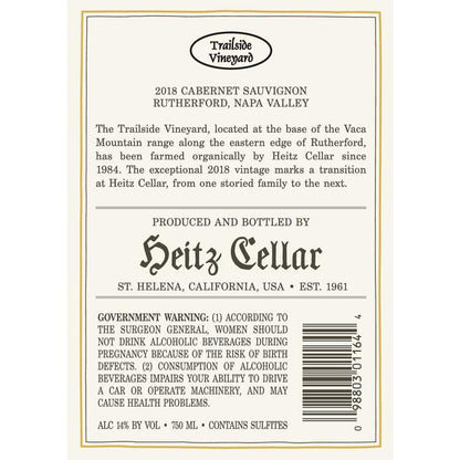 Heitz Cellar Cabernet Sauvignon Trailside Vineyard Rutherford 2018 Woo - 750ML