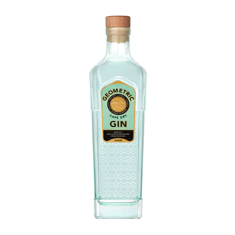 Geometric Cape Dry Gin 86 - 750ML - Front