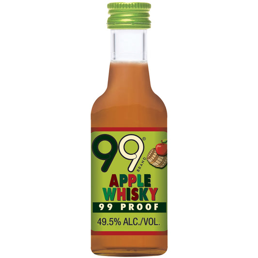 99 Brand Apple Flavored Whiskey 99 - 50ML - Front