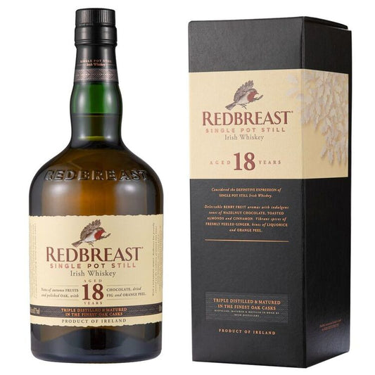 Redbreast Single Pot Still Irish Whiskey 18 Yr 92 - 750ML