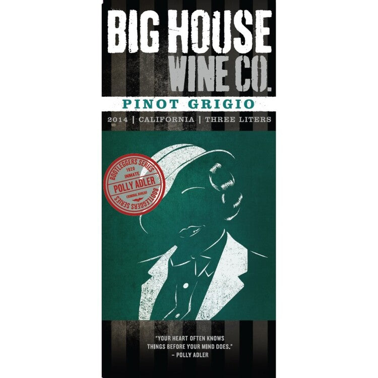 Big House Pinot Grigio Polly Adler Bootleggers Series California - 3.0L