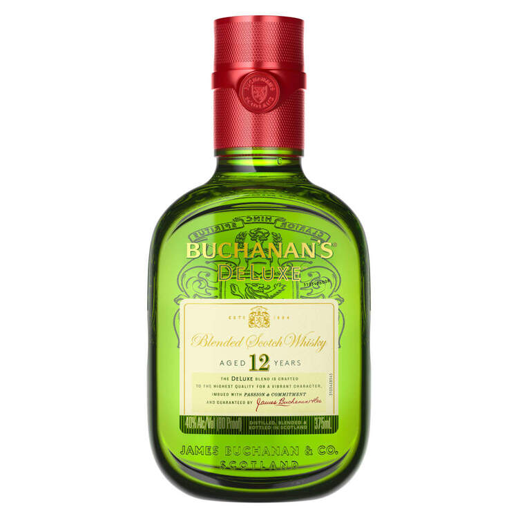 Buchanan's Blended Scotch Deluxe 12 Yr 80 - 375ML - Front