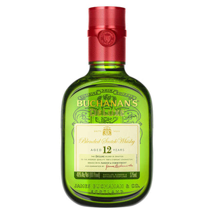 Buchanan's Blended Scotch Deluxe 12 Yr 80 - 375ML - Front