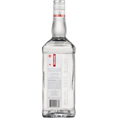 Luksusowa Vodka 80 - 1.0L - Back