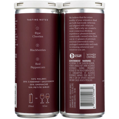 Just Enough Red Blend Central Coast 2022 - 250ML