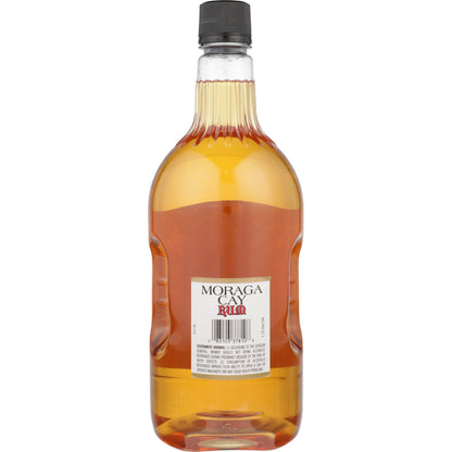 Moraga Cay Gold Rum 80 - 1.75L - Back