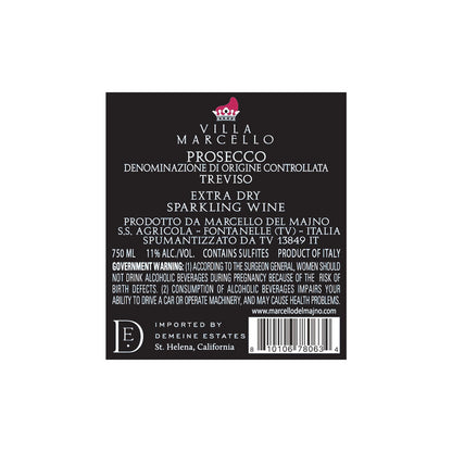 Villa Marcello Prosecco Treviso Extra Dry - 750ML