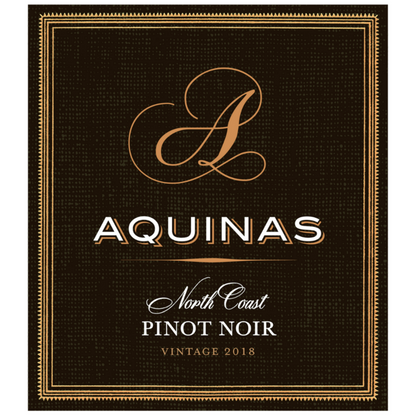 Aquinas Pinot Noir North Coast - 750ML - Front Label