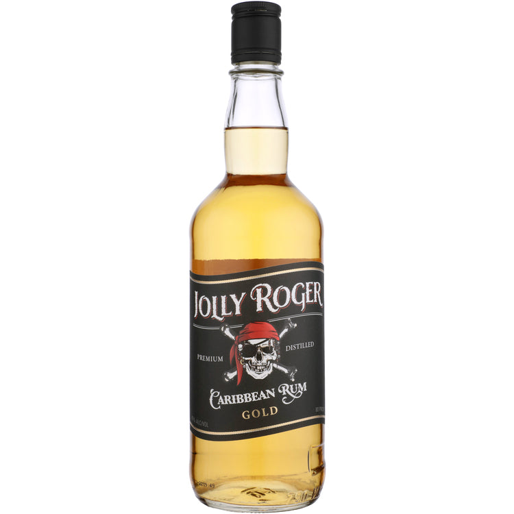 Jolly Roger Gold Rum 80 - 750ML - Front