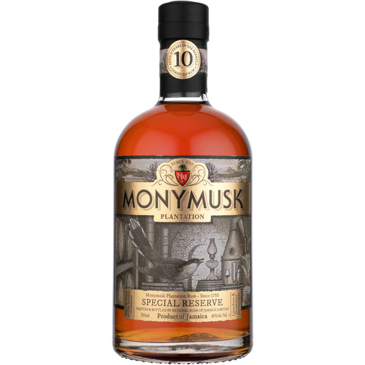 Monymusk Gold Rum Special Reserve 10 Yr 80 - 750ML - Front