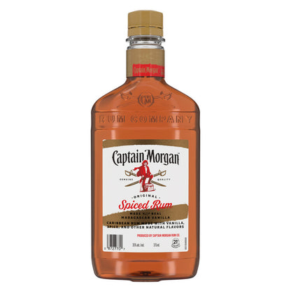 Captain Morgan Spiced Rum Original Real Madagascar Vanilla 70 - 375ML - Front