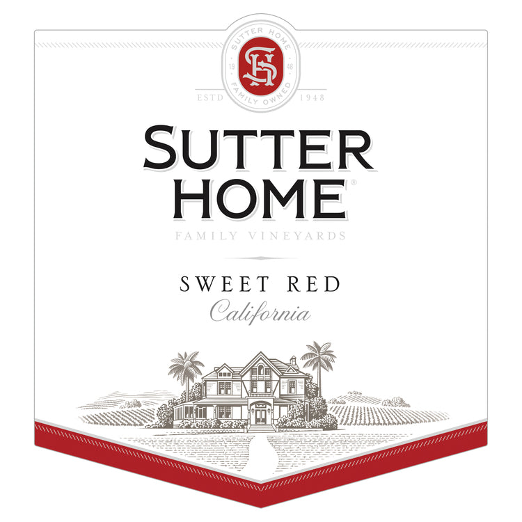 Sutter Home Sweet Red California - 1.5L - Front Label