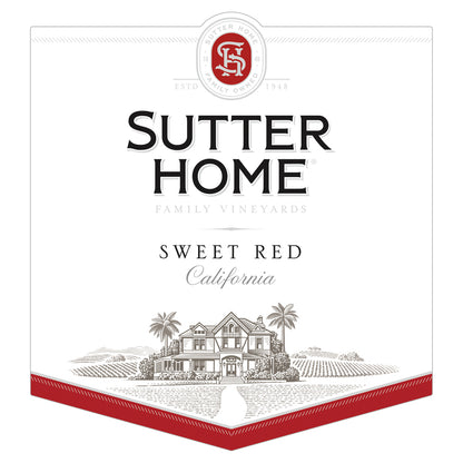 Sutter Home Sweet Red California - 1.5L - Front Label
